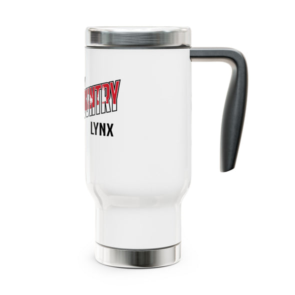 BV XC - Stainless Steel Travel Mug with Handle, 14oz