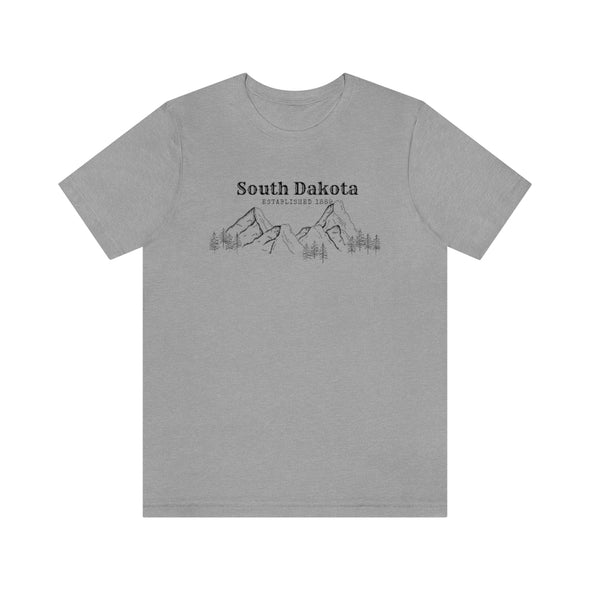 South Dakota Hills 1889 - Unisex Jersey Short Sleeve Tee