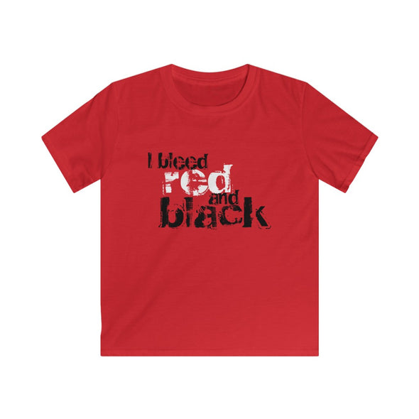BV Bleed Red & Black - Kids Softstyle Tee