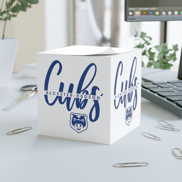 Cubs Note Cube